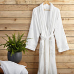 Μπουρνούζι Αιγαίον Νua Cotton 320gsm XL White